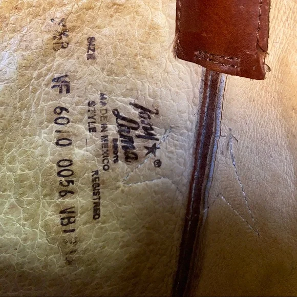 Embroidered Brown Western Boots - Picture 10 of 11